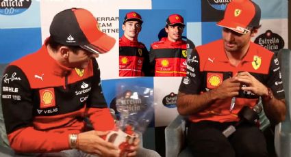 VIDEO: ¿Chilito del que pica? La reacción de Leclerc y Sainz al comer dulces mexicanos