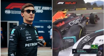 George Russell acepta la culpa en el choque que retiró a ‘Checo’ Pérez