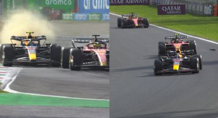 Checo Pérez vence a Ferrari para subir a podio en GP de Italia; Verstappen impone récord