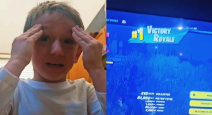 Niño consigue su primera victoria en Fortnite y su reacción la ven millones en TikTok (VIDEO)