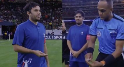 Werevertumorro explica su aparición en la ceremonia del volado previo al México vs Jamaica