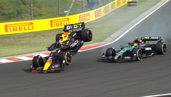 F1: El sorprendente golpe de Hamilton a Verstappen en el GP de Hungría (VIDEO)