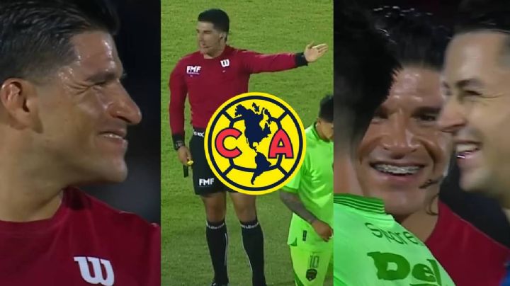 ¡El colmo! ¡Un árbitro “celebrando” un gol del América! (VIDEO)