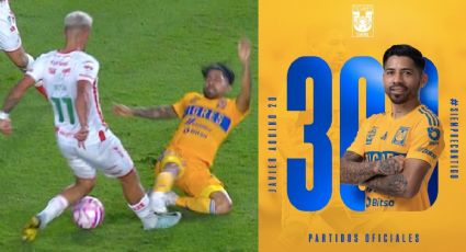 Aquino cumple 300 partidos con Tigres y los "festeja" siendo expulsado ante Necaxa