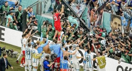 VIDEO: Futbolista de Argentina agrede a trabajador qatarí en festejos tras ganarle a Países Bajos