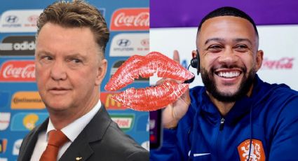 ¿Por qué Louis van Gaal confesó que con Memphis Depay se da sus besos en la boca?