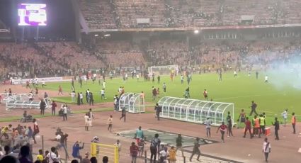 Reportan que afición de Nigeria invadió la cancha tras eliminación de Qatar 2022