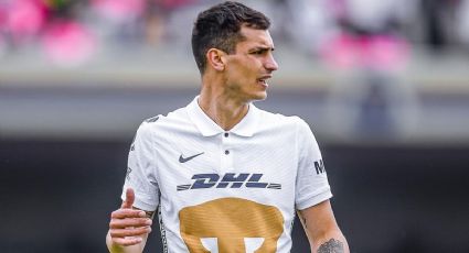 Juan Dinenno se queja de su expulsión en el Pumas vs Rayados