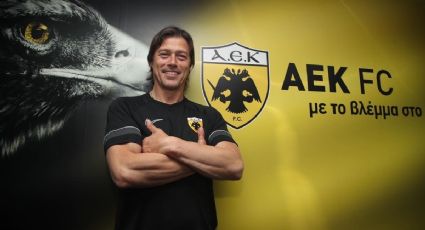 Matías Almeyda es presentado de manera oficial con el AEK Atenas