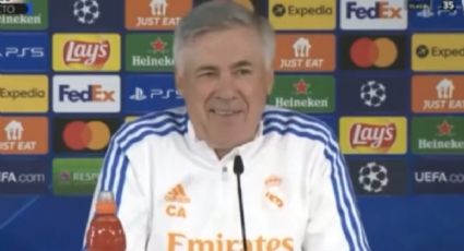 Ancelotti y su extraña explicación sobre táctica con un 'jugador gordo'