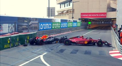 'Checo' Pérez choca en la qualy del GP de Mónaco; Leclerc se queda con la pole