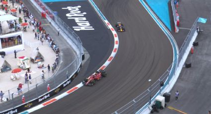 ‘Checo’ pierde podio en intento por superar a Sainz; Verstappen gana GP Miami