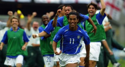 Golazo y expulsión, así vivió Ronaldinho el Brasil vs Inglaterra de Corea-Japón 2002