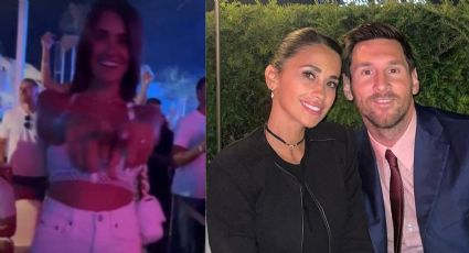 El baile de Antonela grabado por Messi que se hace viral en redes | VIDEO