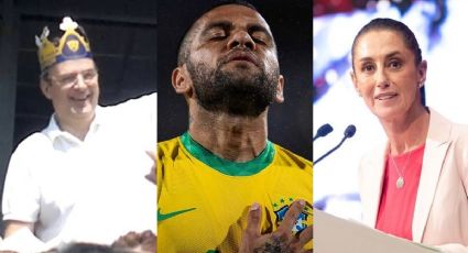 Marcelo Ebrard y Claudia Sheinbaum dan la bienvenida a Dani Alves