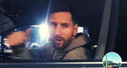 VIDEO: Messi sorprende a aficionado y le regala valioso momento en un semáforo