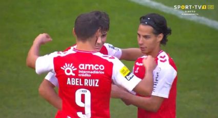 VIDEO: Diego Lainez da asistencia en la goleada del Braga al Marítimo