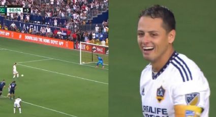 VIDEO: 'Chicharito' hace el ridículo al fallar penal 'a lo Panenka' de último minuto