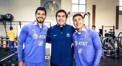 Cabañas ‘reaparece’ en entrenamiento del América y ‘motiva’ a los jugadores con mensaje