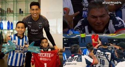 Esteban Andrada sorprende a niño que fue "atacado" por un adulto en el BBVA