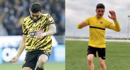 Orbelín Pineda: AEK Atenas crea un challenge para imitar el baile del 'Maguito'