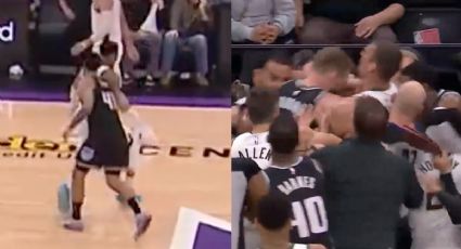 Empujón a Giannis Antetokounmpo causa pelea campal entre Bucks y Kings