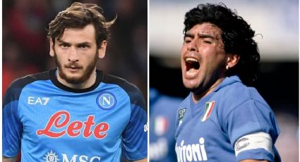 Kvaratskhelia, el futbolista de apellido impronunciable del Napoli que comparan con Maradona