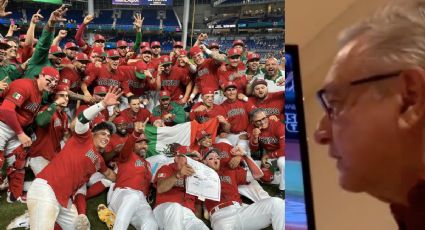 La reacción de AMLO a la victoria de México en el Clásico Mundial de Beisbol (VIDEO)