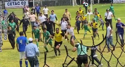 VIDEO: Roberto García Orozco, exárbitro de la Liga MX, es agredido en partido llanero