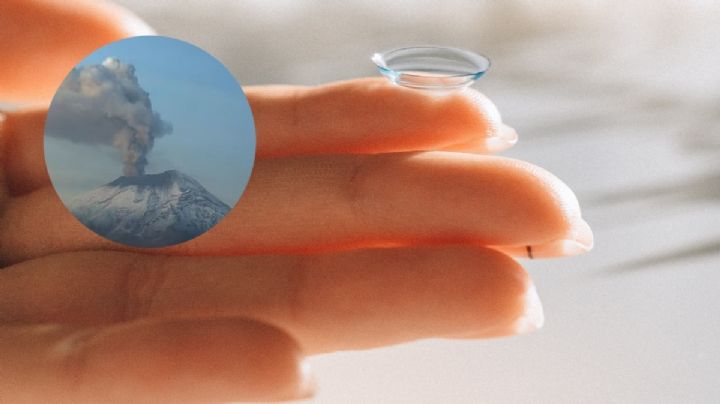 Popocatépetl: ¿Por qué recomiendan no usar lentes de contacto ante la caída de ceniza volcánica?