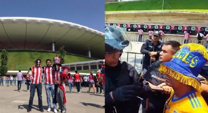 Exhiben a taquillas del estadio de Chivas por no vender boletos a aficionados de Tigres (VIDEO)