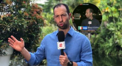 Mauricio Ymay y compañero de ESPN son molestados por aficionado en transmisión en vivo