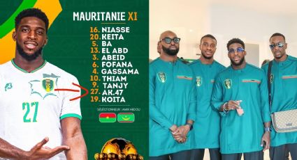 AK-47, el futbolista de Mauritania que llama la atención por su nombre, ¿por qué se llama así?