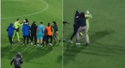 Papá de futbolista entra a la cancha para golpear a rival que lesionó a su hijo (VIDEO)