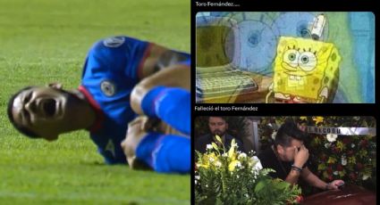 Los memes de la lesión del 'Toro' Fernández con Cruz Azul ¡Se lesionó solo!
