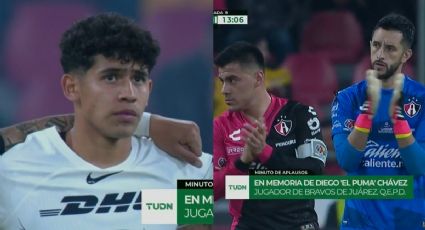 El emotivo homenaje de la Liga MX al 'Puma' Chávez durante el Atlas vs Pumas