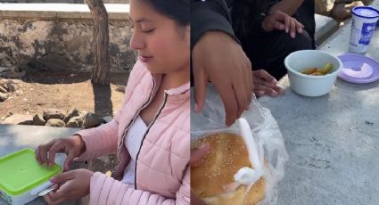 Maestra graba el lunch de sus alumnos de primaria en TikTok y se vuelve viral (VIDEO)