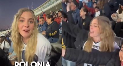 Aficionada polaca se enamora de Pumas y el Olímpico Universitario (VIDEO)