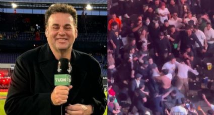 David Faitelson estalla contra la UFC por pelea campal de aficionados