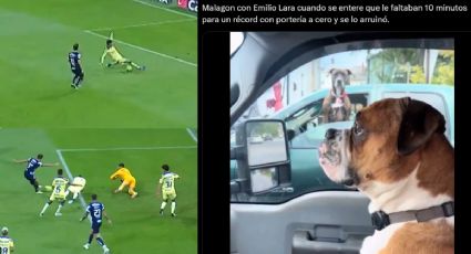 Emilio Lara se lleva los memes tras arruinar récord de Luis Malagón con América