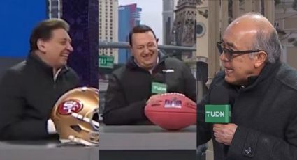 TUDN: El gracioso momento de los 3 amigos por un 'pinch* vaso' previo al Super Bowl LVIII (VIDEO)