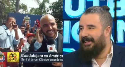 Fan de Chivas le "mienta la madre" a Álvaro Morales en plena transmisión de ESPN (VIDEO)