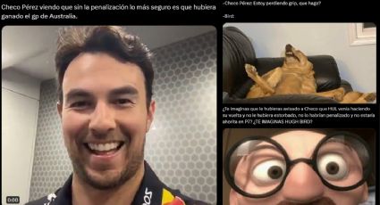 'Checo' Pérez es víctima de los memes tras no aprovechar el abandono de Verstappen