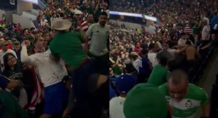 Mexicanos golpean a aficionado estadounidense tras derrota en Nations League (VIDEO)