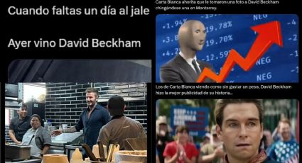 Los mejores memes de David Beckham tras ser captado en Monterrey