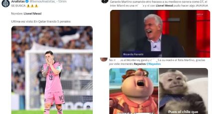 Messi y el Inter Miami son víctima de los memes tras caer ante Rayados