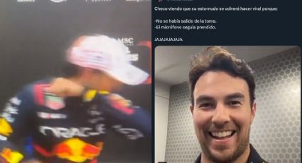 Estornudo de Checo Pérez tras conseguir podio en GP de Japón causa ola de memes