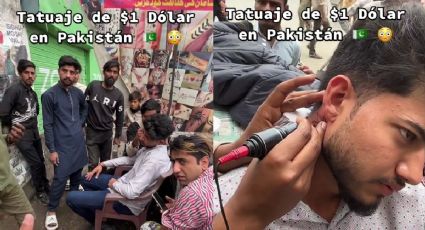 Tiktoker muestra cómo son los tatuajes de UN DÓLAR en Pakistán (VIDEO)
