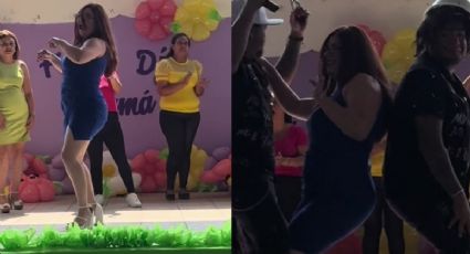 Mamá baila por el concurso del 10 de mayo y se viraliza (VIDEO)