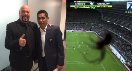 Jorge Campos imita al 'Perro' Bermúdez por culpa de una araña en el México vs Bolivia